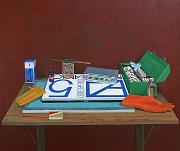 Watercolor Table 1980 38x40